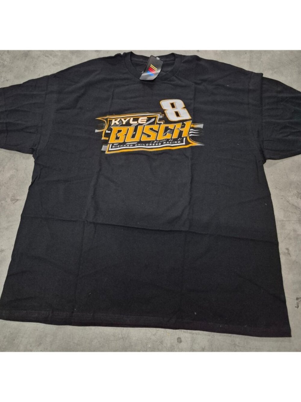 Kyle Busch Mens 2XL NASCAR Cup Series 2024 RCR Racing Black T-Shirt NWT